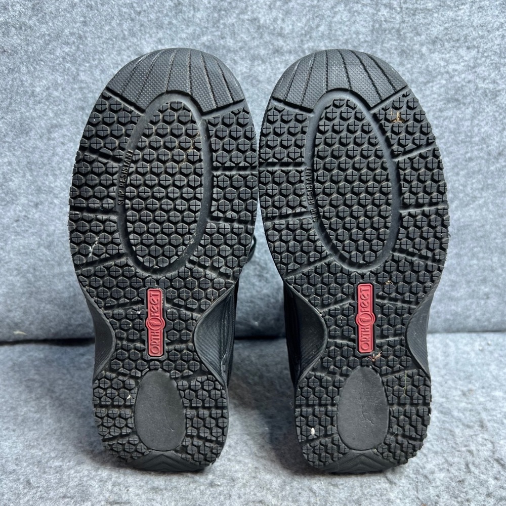 Orthofeet Coral Black Stretch Knit Slip Resistant Walking Sneakers Women 6B - Picture 6 of 6